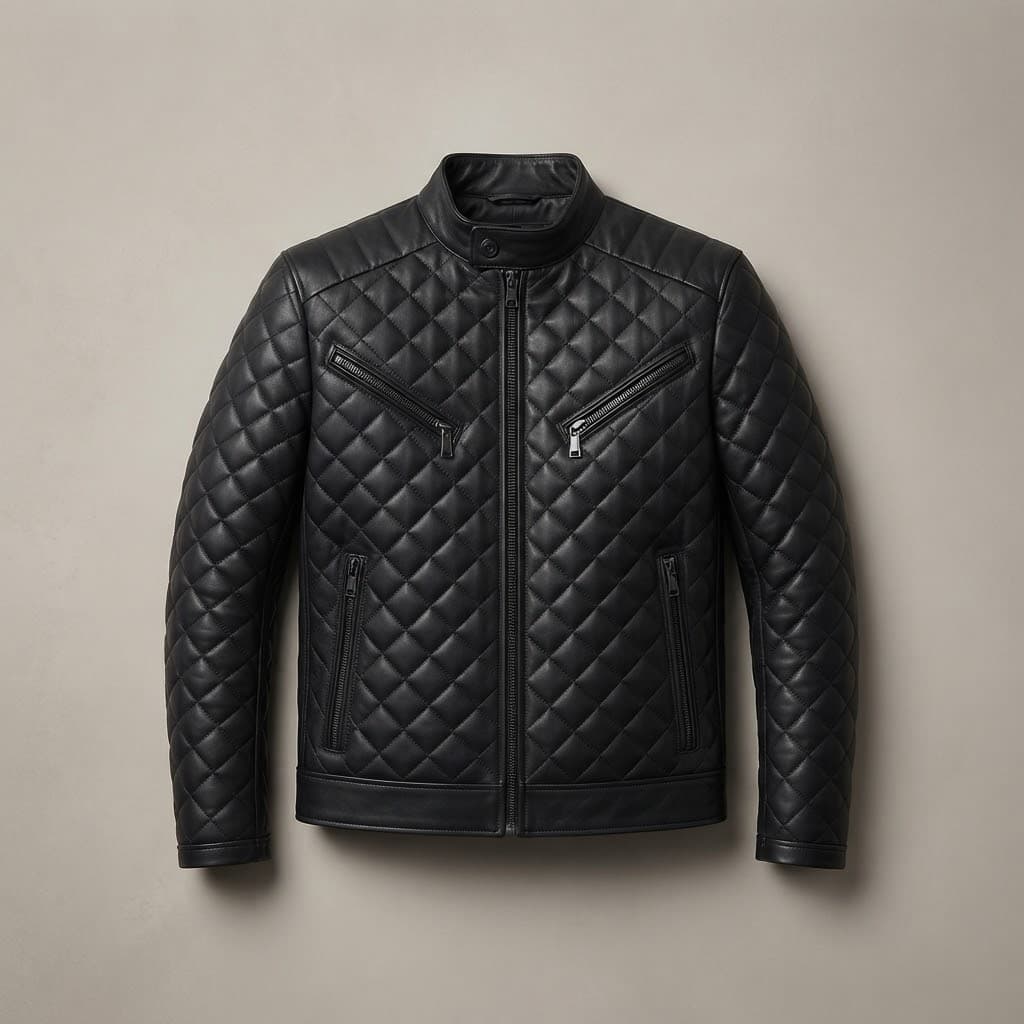Men's Quilted Leather Jackets