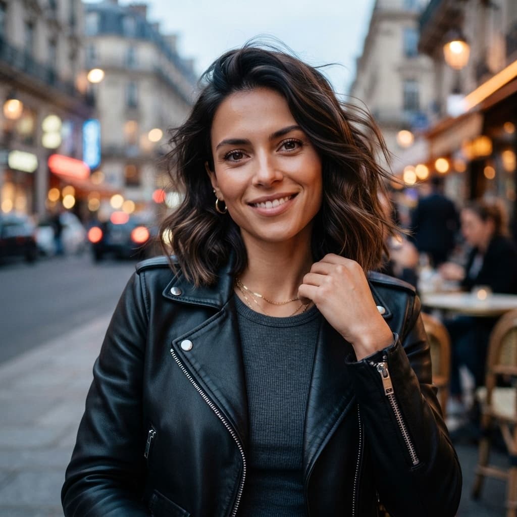 Leather jacket