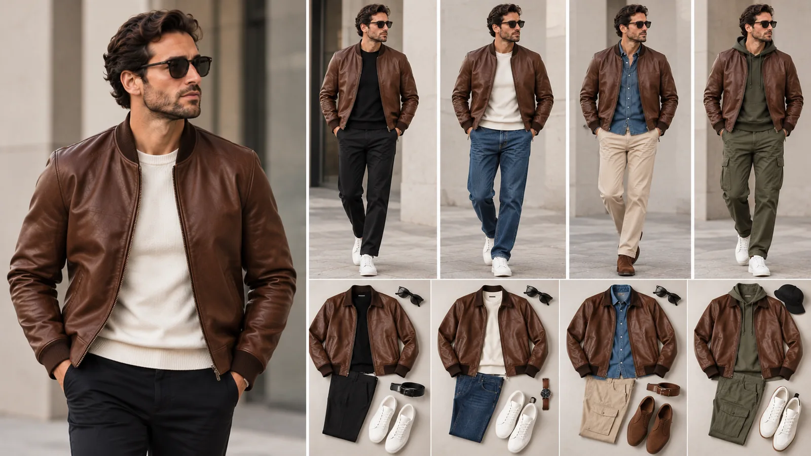 How Should a Leather Bomber Jacket Fit? A Men’s Sizing & Fit Guide