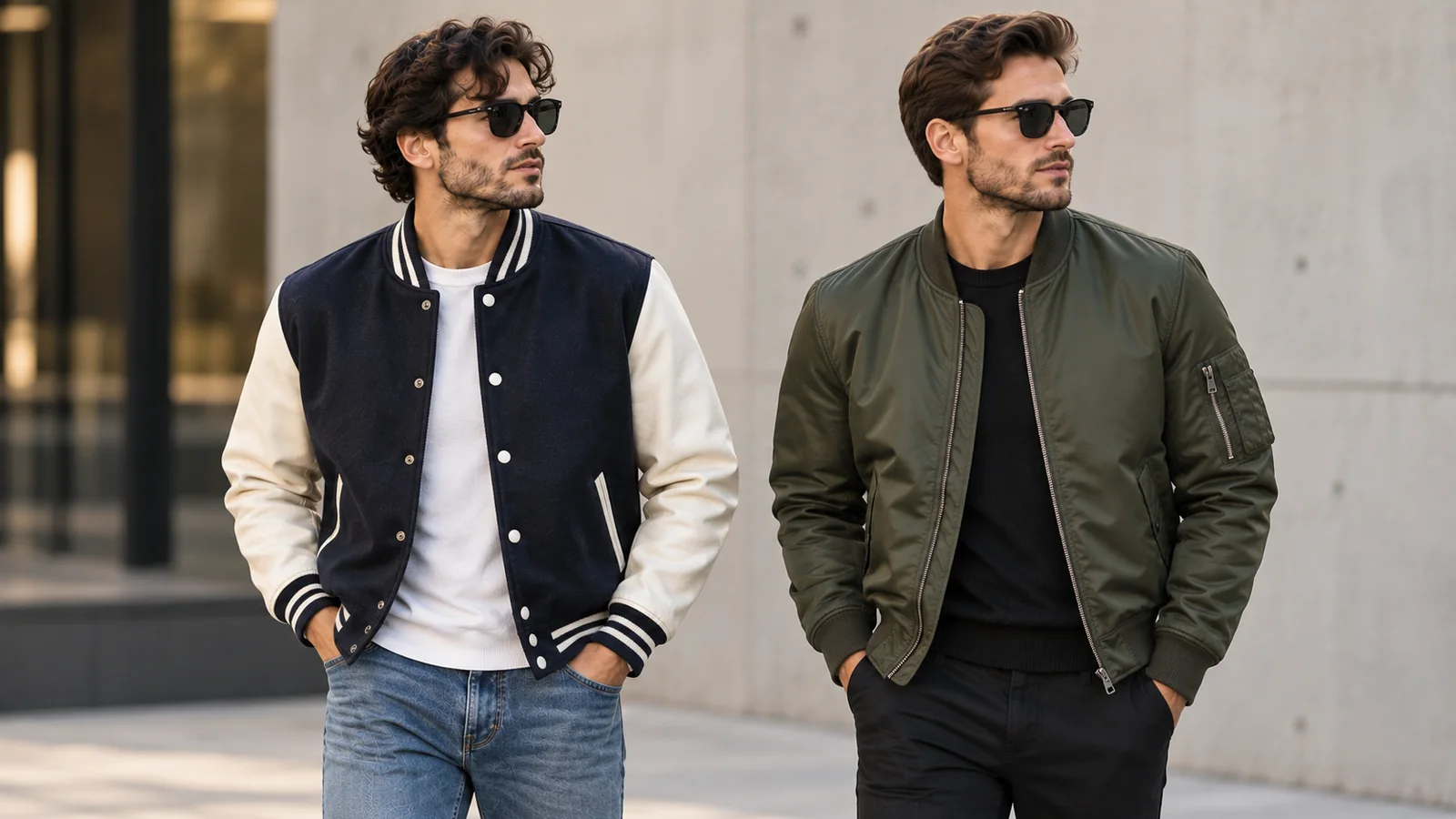 Varsity Jacket vs Bomber Jacket: What’s the Difference for Men?
