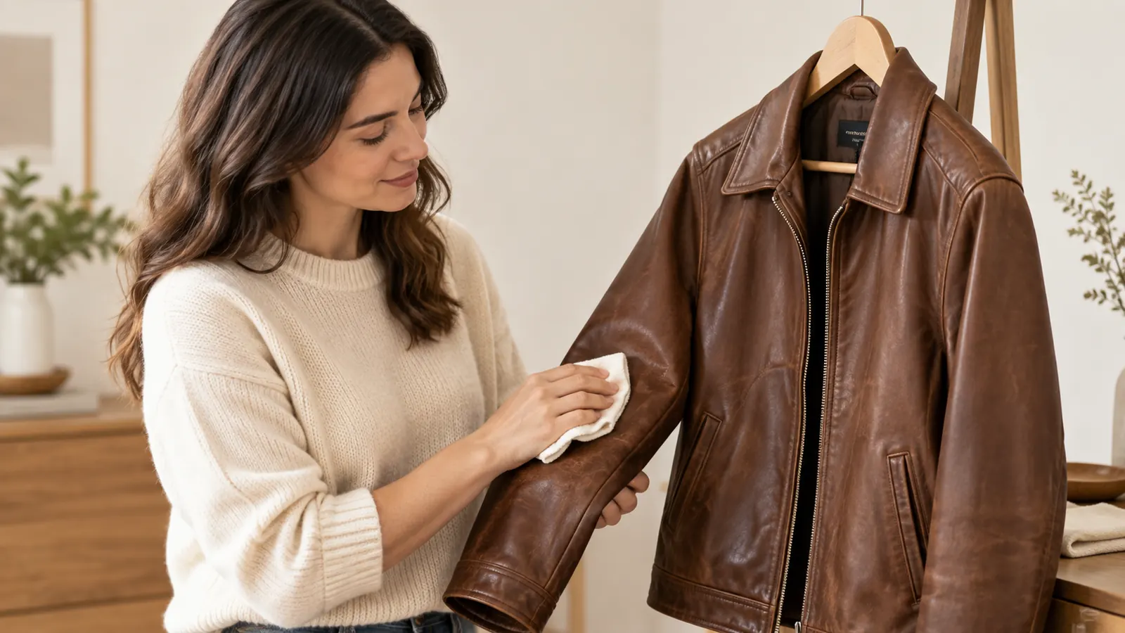 How to Clean and Care for a Brown Leather Jacket Without Ruining the Finish