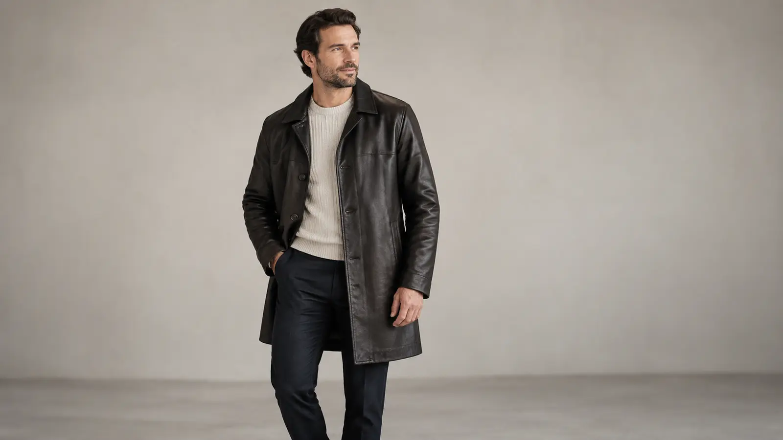 How Should a Mens Leather Coat Fit? A Practical Fit and Layering Guide