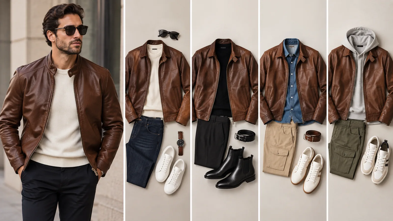 What Colors Go With a Brown Leather Jacket? A Men’s Pairing Guide