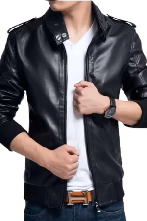 Black Full Quilted Leather Jacket
