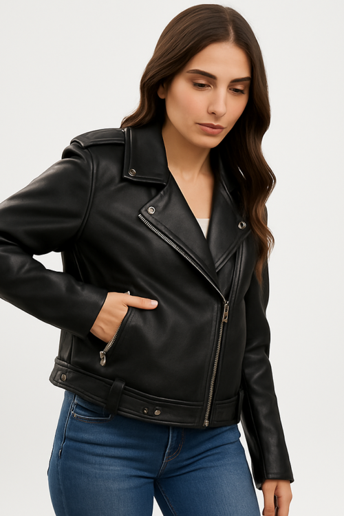 Ace Biker Women’s Leather Jacket