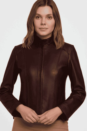 Dark Brown Leather Jacket